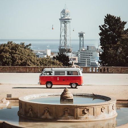 Retro Vw Kombi T2 Campervan โอสปิตาเล็ต เดอ โยเบรกัต ภายนอก รูปภาพ